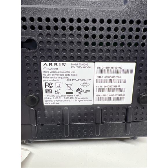 Arris TM604G/CT Touchstone Telephony Cable Modem TM04AHDG6CT - Picture 4 of 6